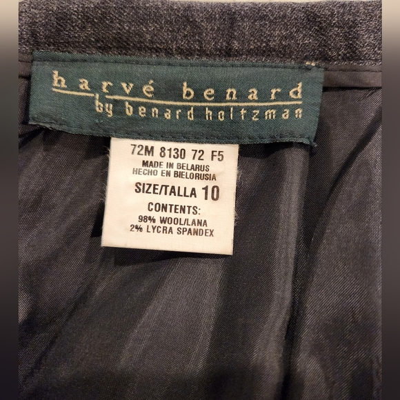 Gray Wool Blend Maxi Fit and Flare Skirt - Picture 5 of 5